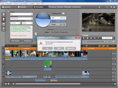 Mehrere Filme auf eine Disc exportieren mit Pinnacle Studio