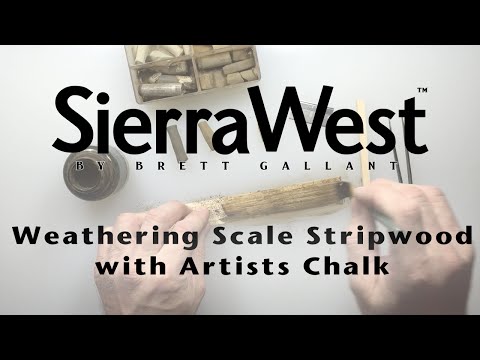 Weathering Scale Stripwood with Chalk by SierraWest