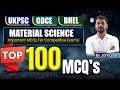 UKPSC JE RRB GDCE JE BHEL 2023 Mechanical Material Science Top 100 Question By Jamal Sir