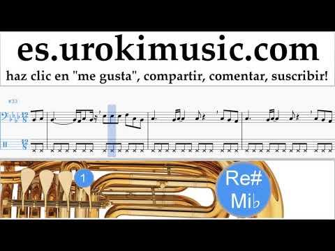 Tutorial de Tuba Ed Sheeran - Perfect Clases Notas um-i927