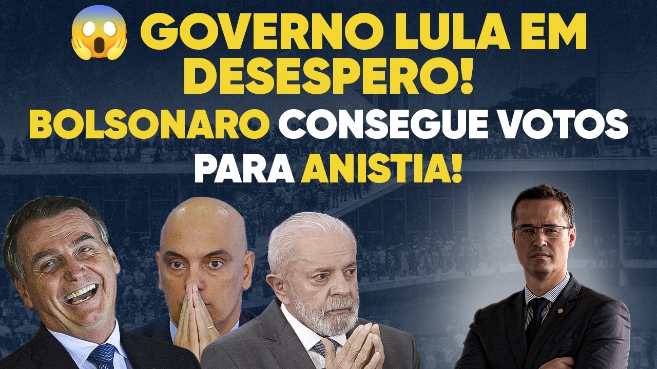 🚨 Urgente: Bolsonaro consegue votos para anistia e governo Lula entra em desespero!