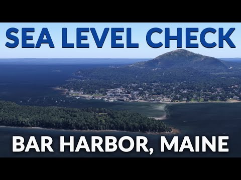 Sea Level Check - Bar Harbor