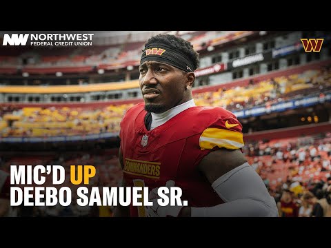 Deebo Samuel Sr. Mic'd Up for Week 3 vs. the Las Vegas Raiders | Washington Commanders