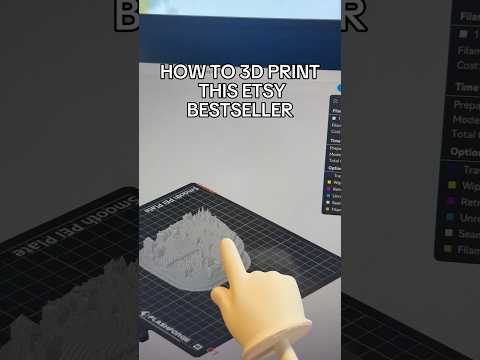 3D print a custom map that sells for $50 on Etsy
