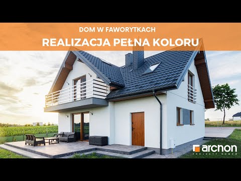 Dom w faworytkach - Realizacja pełna koloru I ARCHON+ Projekty Domów