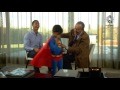 Cristiano Ronaldo’s son interrupts an interview wearing a full Superman suit   2015