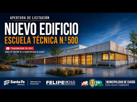 Apertura de licitación para la construcción del nuevo edificio de la Escuela Técnica N.º 500.