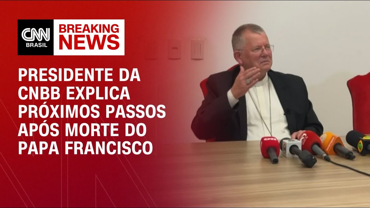 Iremos prestar homenagem ao papa Francisco em Porto Alegre, diz presidente da CNBB | CNN 360º