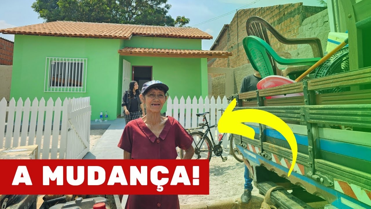 A MUDANÇA DE DONA FRANCISCA PRA NOVA CASA!❤️