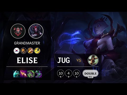 Elise Jungle vs Nidalee - KR Grandmaster Patch 11.2