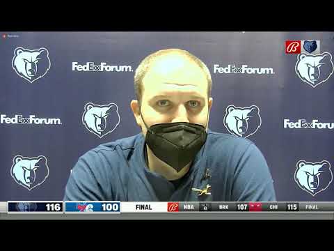 Grizzlies Coach Taylor Jenkins Postgame Talks Memphis win vs Sixers