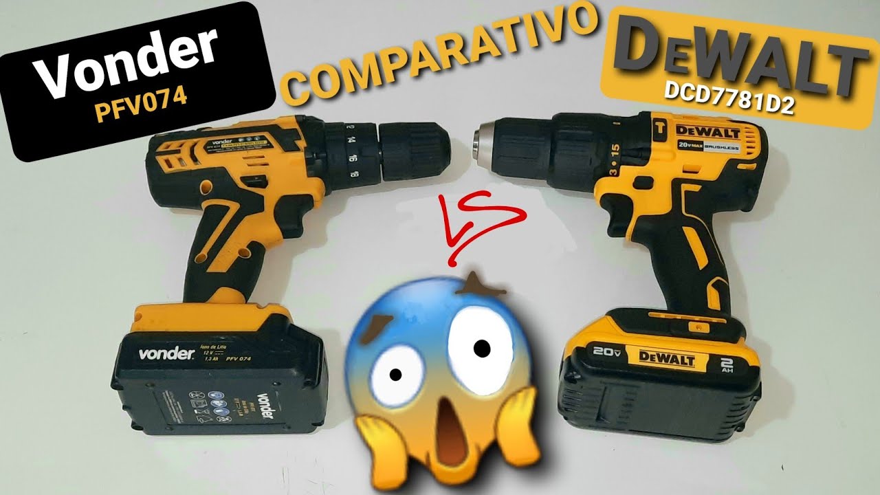 Watch Now COMPARATIVO VONDER PFV074 E DEWALT DCD7781D2 COMPARATIVO VONDER PFV074 E DEWALT DCD7781D2