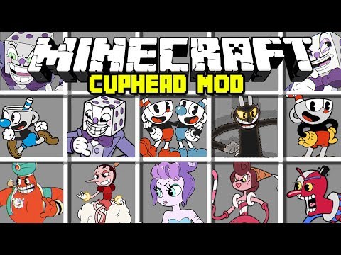 Minecraft CUPHEAD MOD / CUPHEAD, MUGMAN, KING DICE, THE DEVIL !! Minecraft Mods