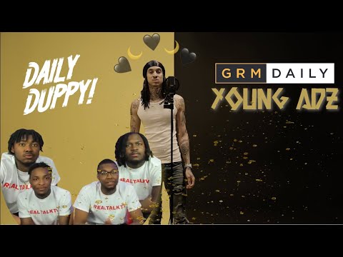 AMERICAN FRIENDS REACT TO Young Adz - Daily Duppy | GRM Daily
