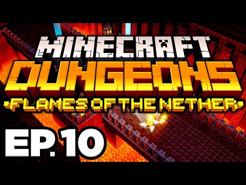 🗿 IRON GOLEM & SOUL LANTERN PETS, NETHER FORTRESS!! - Minecraft Dungeons: Flames of The Nether Ep.10