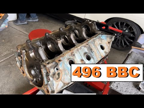 Preparing our BBC 496 for the Machine Shop!