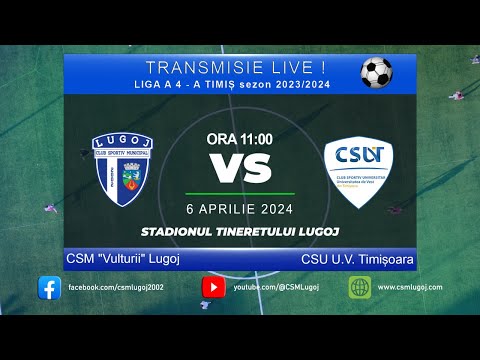 Transmisie LIVE! CSM ”Vulturii” Lugoj – CSU U.V. Timișoara