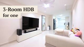 I bought a 3-room HDB for myself. This is what 67sqm / 721sqft looks like.
