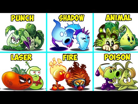 Random 6 Team Plants Battlez - Who Will Win? - PvZ 2 Team Plant Vs Team Plant