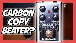 Video thumbnail for Is the TC Bucket Brigade better than MXR Carbon Copy delay? by Budget Pedal Chap
