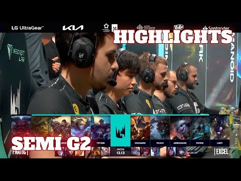 XL vs FNC - Game 2 Highlights | Semi Final LEC Summer 2023 Playoffs | Excel vs Fnatic G2