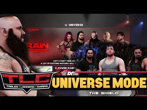 WWE 2K18 Universe Mode EP1 "THE SHIELD Reunion" - Tables, Ladders, Chairs PPV (Episode 1)