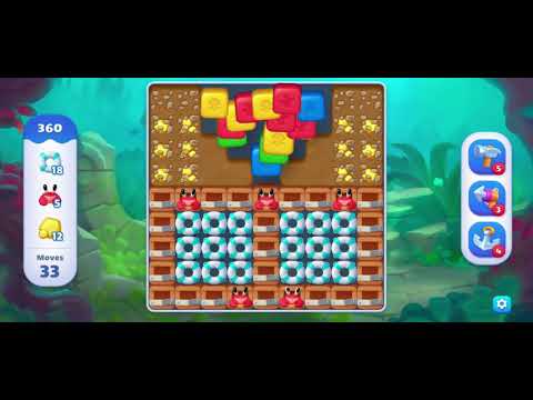 FISHDOM BLAST LEVEL 360 ~ No boosters