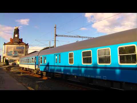 Odjezd ČD 749 260 s R1254 z Prahy