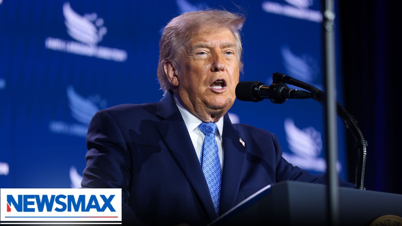 PRESIDENT TRUMP: America is one nation under God, and we're not changing