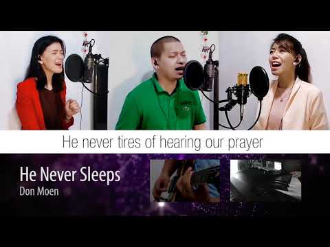 HE NEVER SLEEPS by DON MOEN with Lyrics | Worship Song