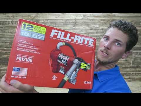 Fill-Rite FR1210G Unboxing (& Filter Kit)