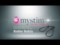 Утяжка для пениса Mystim Rodeo Robin, пара силиконовых токопроводящих лассо