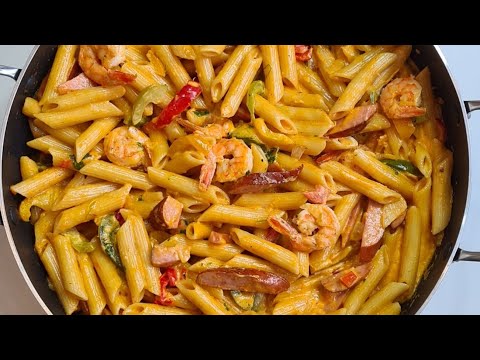 HOW TO MAKE CREAMY SHRIMP PASTA