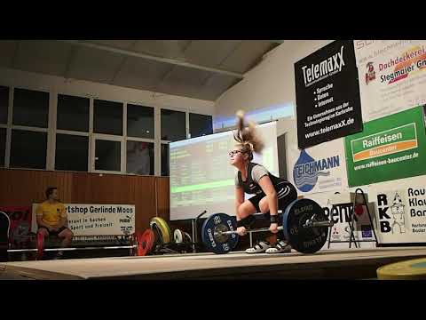 KSV Durlach II vs TSV Heinsheim III - Laura-Céline Pfalzgraf - 49kg Snatch, 65kg Clean & Jerk