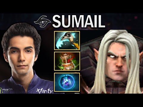 SECRET.SUMAIL INVOKER WITH SPIRIT VESSEL BUILD - DOTA 2 7.30 GAMEPLAY
