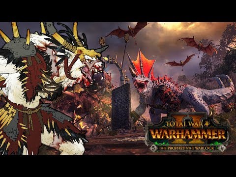 WEREWOLVES and DINOSAURS - Norsca vs. Lizardmen - Total War Warhammer 2