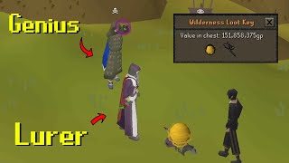 Stealing Loot from a Runescape Luring Clan