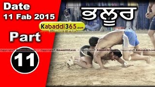 Bhaloor (Moga)  Kabaddi Tournament 11 Feb 2015 Part 1 by Kabaddi365.com