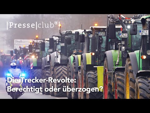 presseclub: Die Trecker-Revolte: Berechtigt oder überzogen? | 14.01.2024