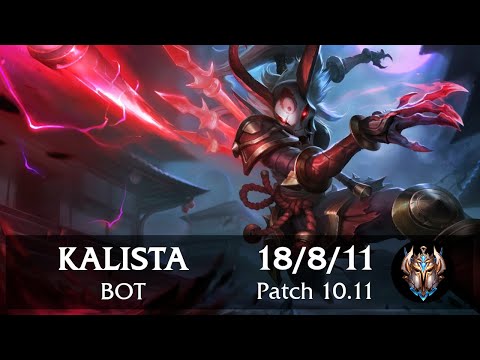 Kalista Bot vs Ezreal | Pinoy Challenger Replay Patch 10.11