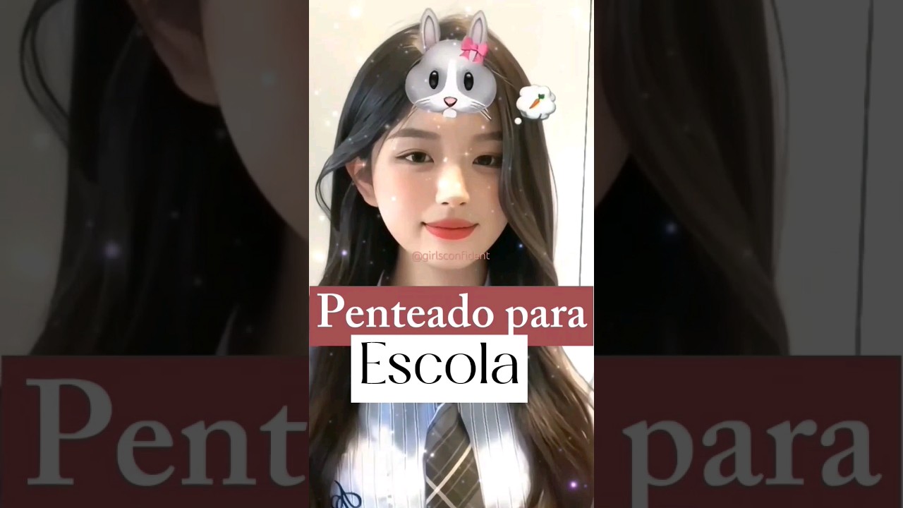 ✨PENTEADO ESTILOSO PARA A  ESCOLA