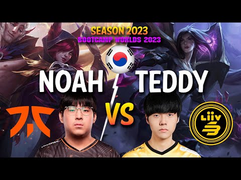 FNC Noah vs LSB Teddy - Noah XAYAH vs Teddy KAI'SA ADC - Patch 13.20 KR Ranked