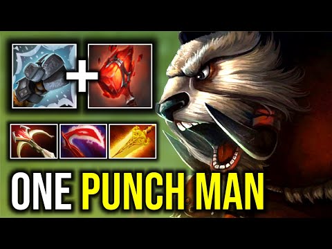 ONE PUNCH MAN..!! 1 Hit Kill Tusk Mid Havoc Hammer 7.24 | Dota 2