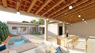Casa em L com Edícula, Piscina e Área de Lazer | 3 Quartos | Terreno 12x22m | P157.2