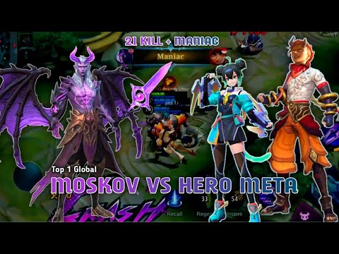 BUILD MOSKOV TERSAKIT 2022 | MOSKOV TIK TOK | MOSKOV TOP GLOBAL | WANWAN | BEST BUILD MOSKOV