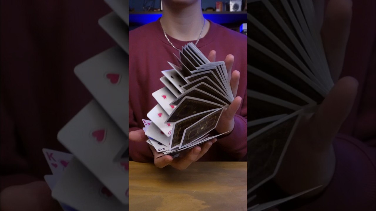 Can You Shuffle Cards Like This? #shorts #viralvid #viral_video #shuffling #satisfying #asmr