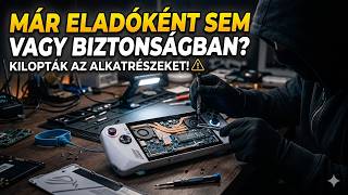 Így vernek át eladóként!😤 ASUS ROG Ally Z1 Extreme javítás és Hall stick beépítés