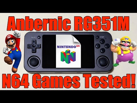 Anbernic RG351M - Nintendo 64 N64 - Games Tested - Just How Well Do These Play?