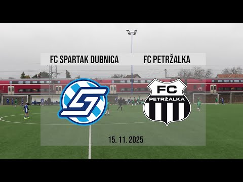 FK SPARTAK DUBNICA - FC PETRŽALKA (1:3)