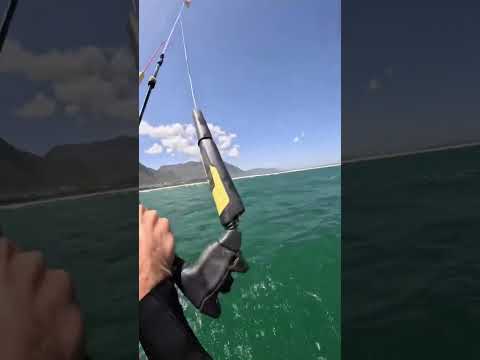 This crazy Kitesurfer did not see that coming! 🤯😱